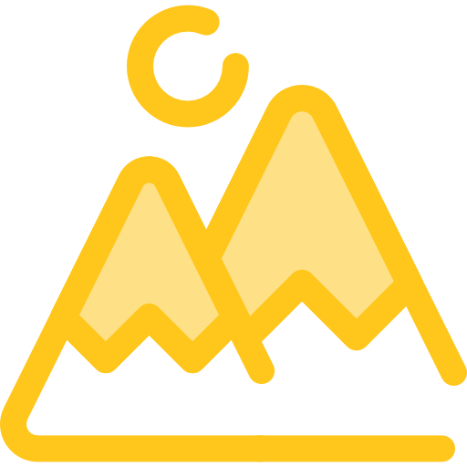 montagne Monochrome Yellow icona