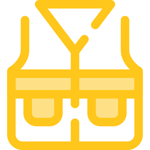 Vest Monochrome Yellow icon