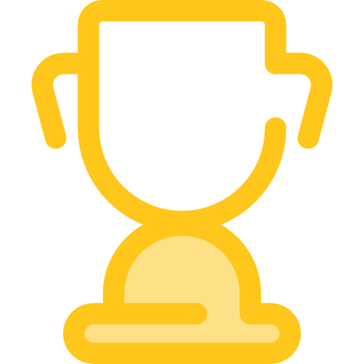 Award Monochrome Yellow icon