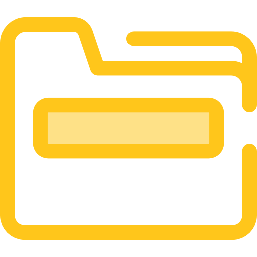 cartella Monochrome Yellow icona
