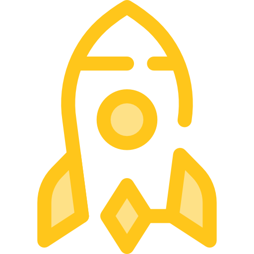 ロケット Monochrome Yellow icon