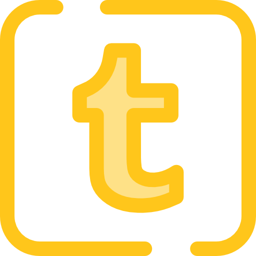 tumblr Monochrome Yellow icono