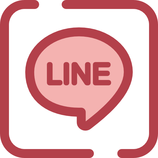 Line Monochrome Red icon
