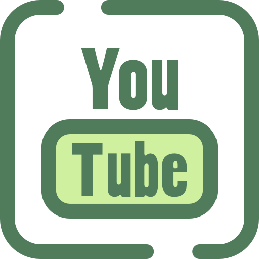 Youtube Monochrome Green icon