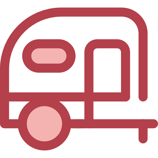 Caravan Monochrome Red icon