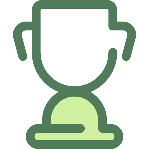 Award Monochrome Green icon