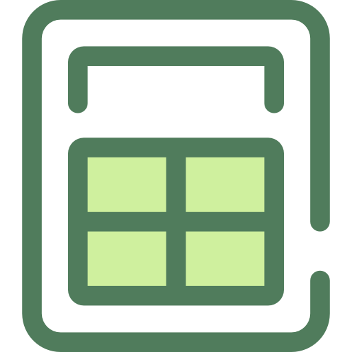taschenrechner Monochrome Green icon