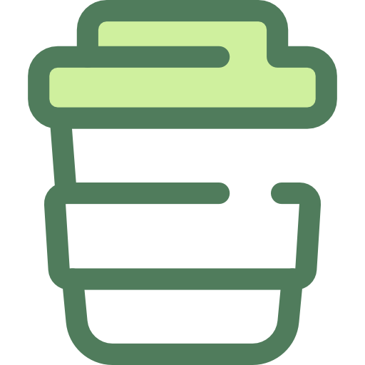 コーヒー Monochrome Green icon