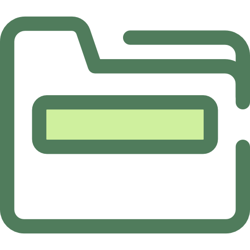 cartella Monochrome Green icona