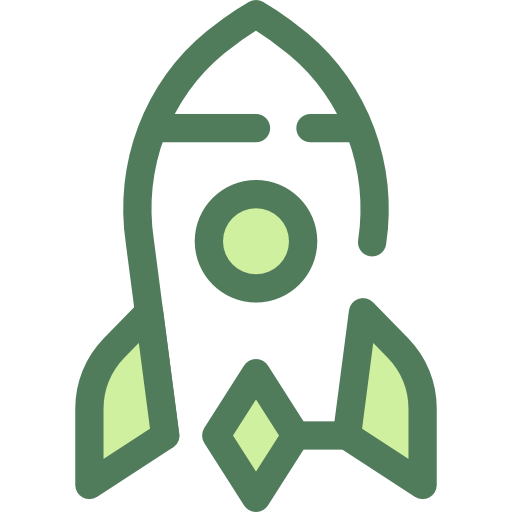 ロケット Monochrome Green icon
