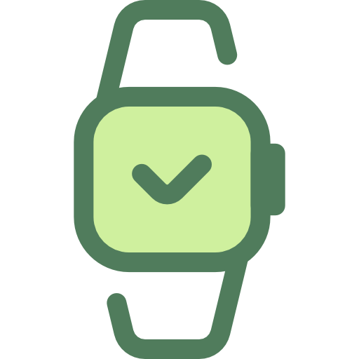 relógio inteligente Monochrome Green Ícone