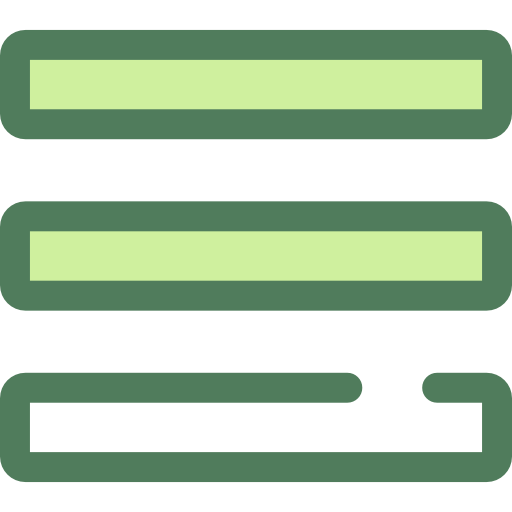 메뉴 Monochrome Green icon