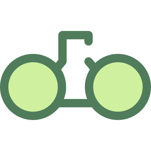 verrekijker Monochrome Green icoon