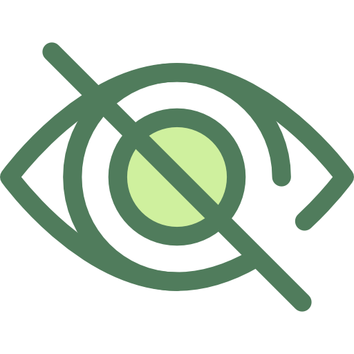 verbergen Monochrome Green icoon