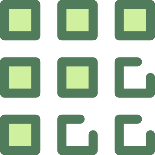 Menu Monochrome Green icon