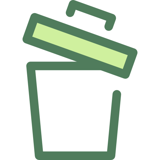 verwijderen Monochrome Green icoon