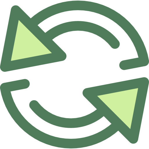 リフレッシュ Monochrome Green icon