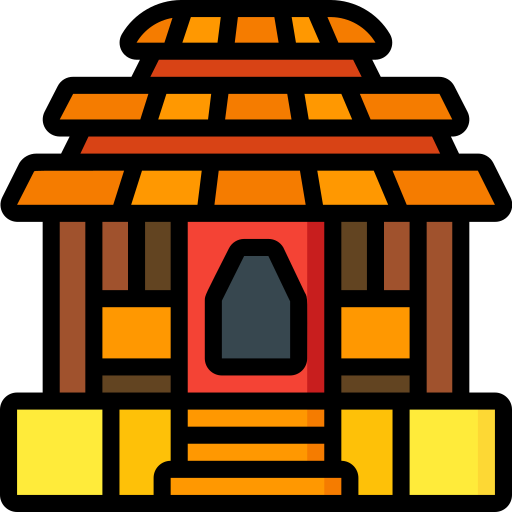 tempio del sole di konark Basic Miscellany Lineal Color icona