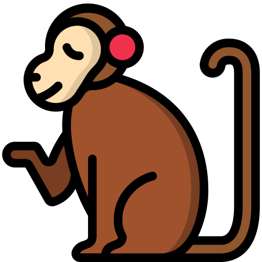 猿 Basic Miscellany Lineal Color icon