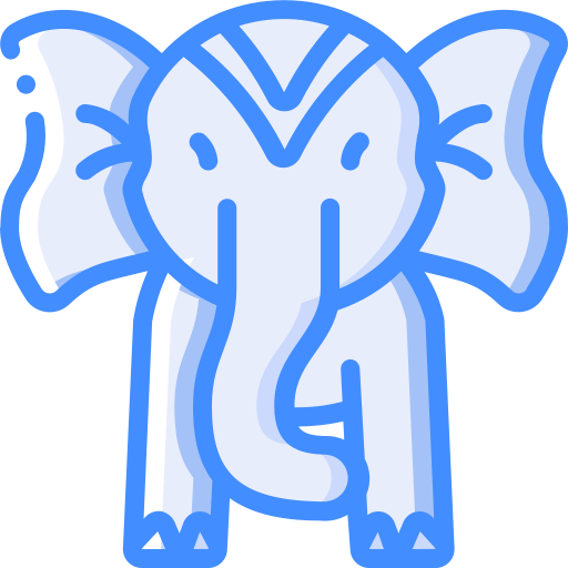 Слон Basic Miscellany Blue иконка
