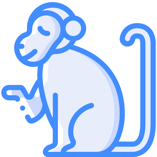 Macaco Basic Miscellany Blue Ícone