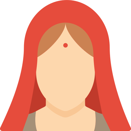 Mujer Basic Miscellany Flat icono