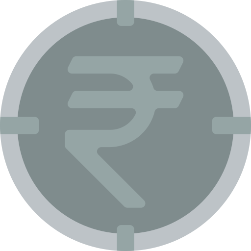 Rupee Basic Miscellany Flat icon