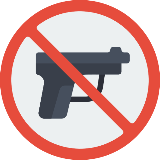 No weapons Basic Miscellany Flat icon