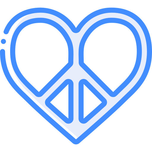 paix Basic Miscellany Blue Icône