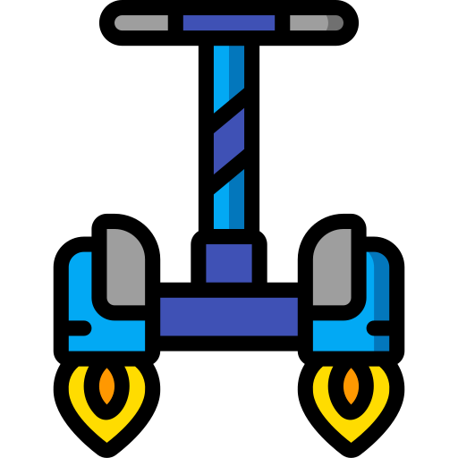 Segway Basic Miscellany Lineal Color icon