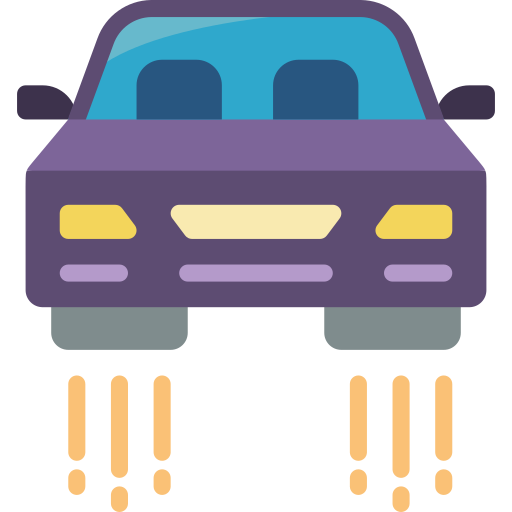 Hover car Basic Miscellany Flat icon