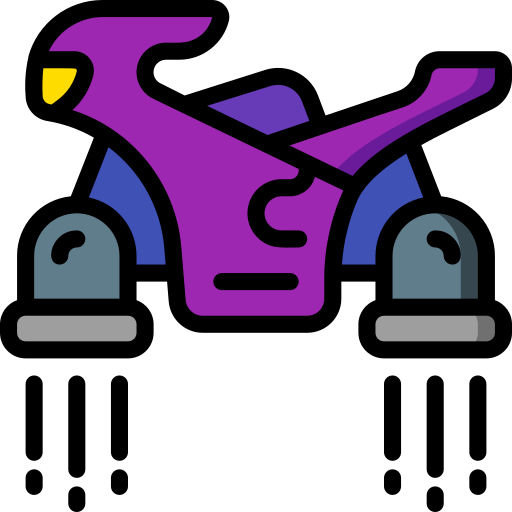 Hover bike Basic Miscellany Lineal Color icon