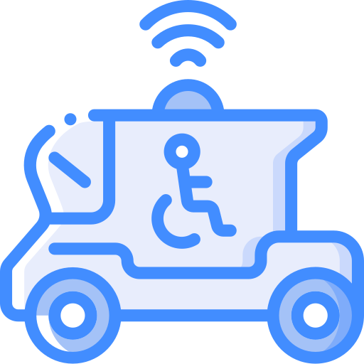 autonomiczny samochód Basic Miscellany Blue ikona