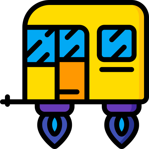 Caravana Basic Miscellany Lineal Color icono