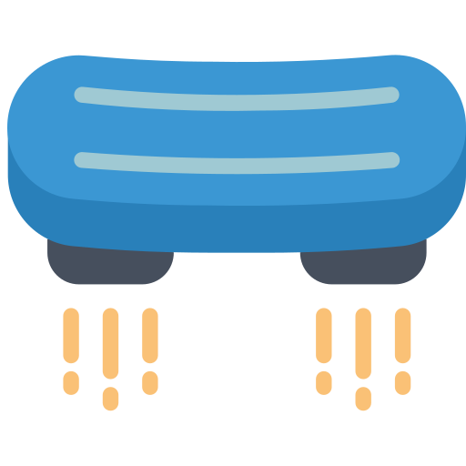 hoverboard Basic Miscellany Flat icon