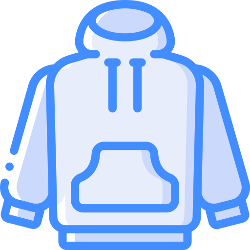 Hoodie Basic Miscellany Blue icon