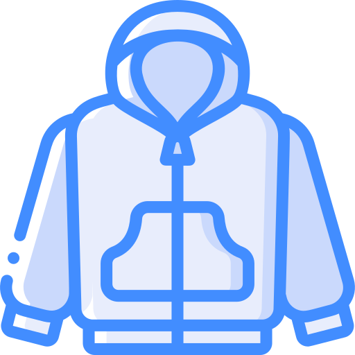 Sudadera con capucha Basic Miscellany Blue icono