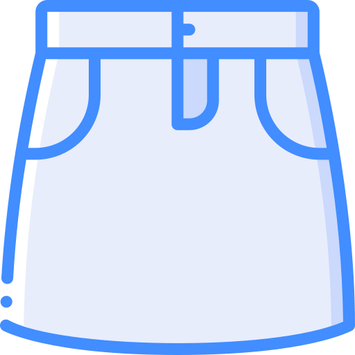 Skirt Basic Miscellany Blue icon