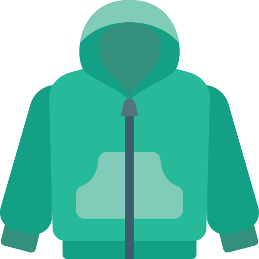 Hoodie Basic Miscellany Flat icon