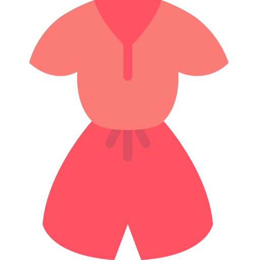 Jumpsuit Basic Miscellany Flat icon