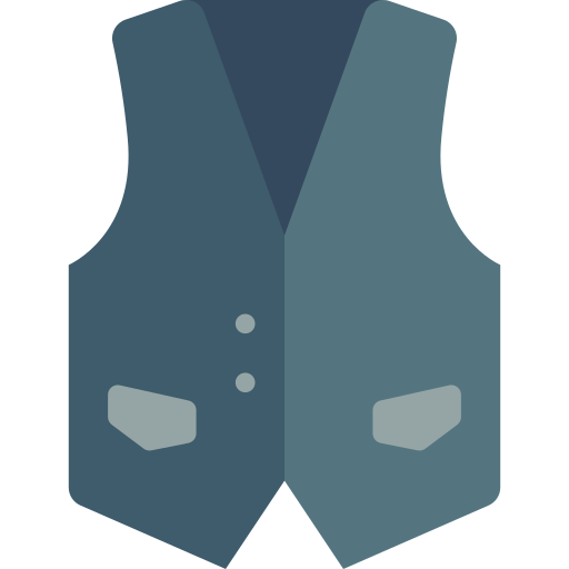 Waistcoat Basic Miscellany Flat icon