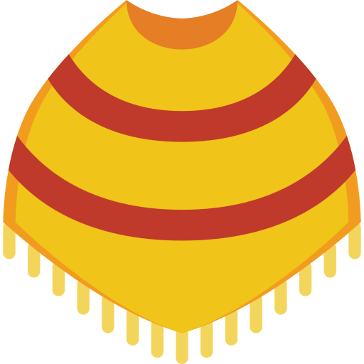 Poncho Basic Miscellany Flat icon