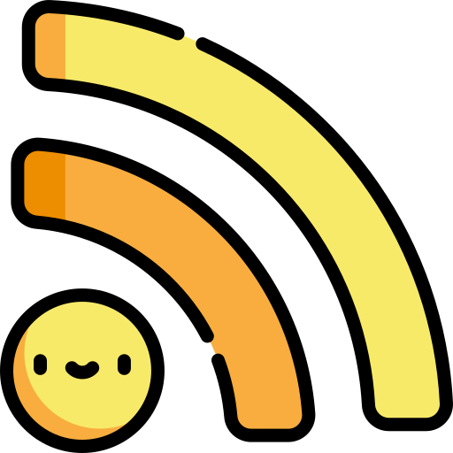 Rss Kawaii Lineal color icon