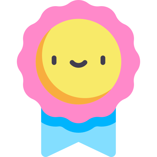 Medal Kawaii Flat icon