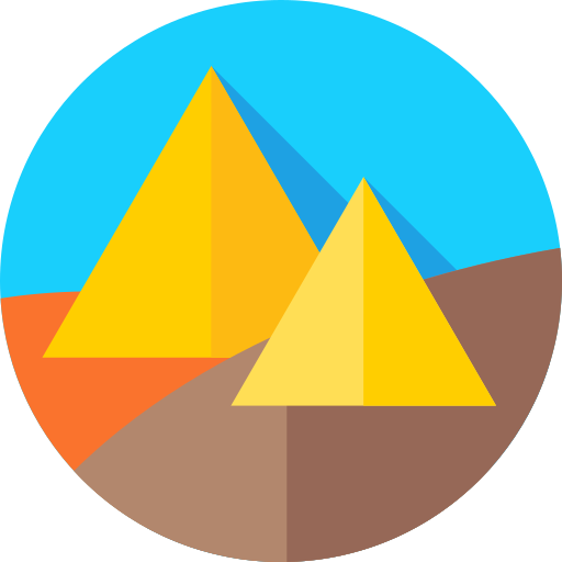 Giza Flat Circular Flat icono