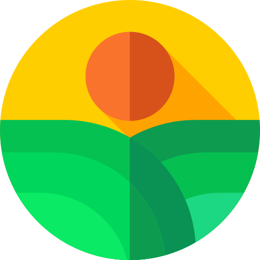 gospodarstwo rolne Flat Circular Flat ikona