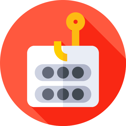 phishing Flat Circular Flat icon