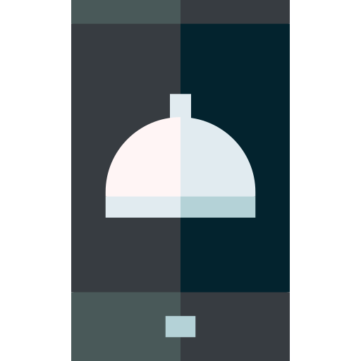 restaurant app Basic Straight Flat icon