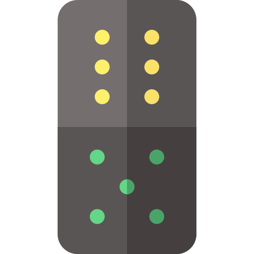 domino Basic Rounded Flat ikona