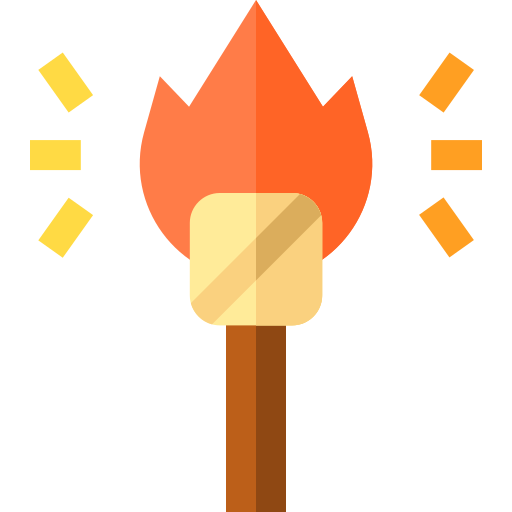torche Basic Straight Flat Icône